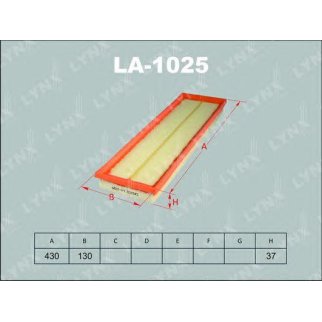 Фильтр воздушный LYNXauto LA-1025 фото