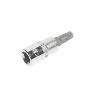 Головка торцевая TORX 1/4" х T30H 37мм с отверстием JTC фото 1