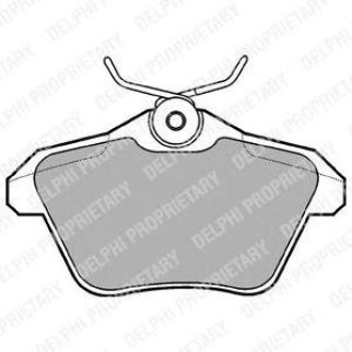 Колодки тормозные к-кт DELPHI LP1018 фото