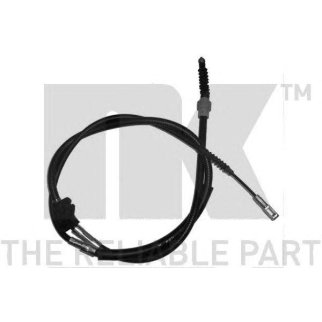 Трос стояночного тормоза задний левый, правый / AUDI-100 (дисковые тормоза с ABS) 91~94 фото