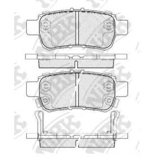 Колодки тормозные к-кт NiBK PN8810 фото