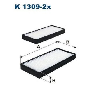Фильтр салона FILTRON K 1309-2X фото