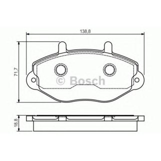 Колодки тормозные BOSCH _0 986 495 112 фото