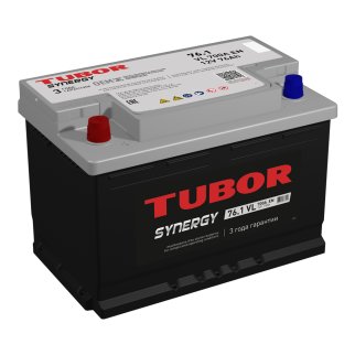 Аккумуляторная батарея TUBOR SYNERGY 6СТ 76 прям. 278х175х190 700A фото