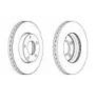 Диск тормозной передний MAZDA 3 1.4/1.6L all 03->/MAZDA 5 05-> FERODO DDF1311C фото