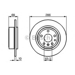 Диск тормозной задний BOSCH 0 986 478 478 фото