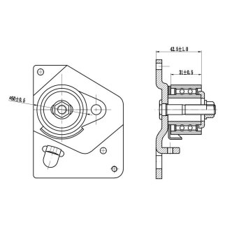 Ролик ГРМ TRIALLI CM 6044 фото 3