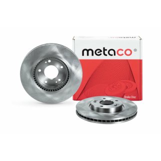 Диск тормозной передний вентилируемый metaco 3050-019 фото 2