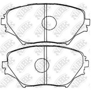 Колодки тормозные передние к-кт NiBK PN1447 фото