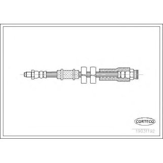 Шланг тормозной CORTECO 19031192 фото