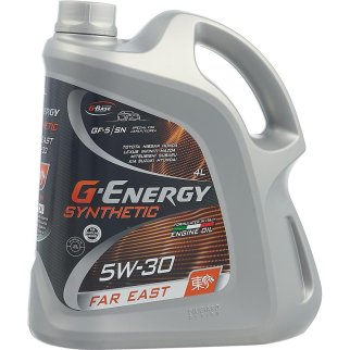 Масло моторное G-Energy Synthetic Far East 5W-30 синтетическое 4 л 253142415 фото