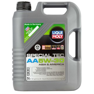 Масло моторное LIQUI MOLY Special Tec AA 5W-30 синтетическое 5 л 7530 фото