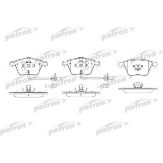 Колодки тормозные PATRON PBP1629 фото