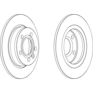 Диск торм. зад. VW SHARAN 96=> фото