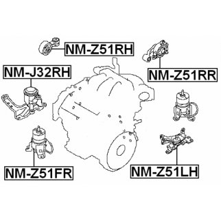 Подушка двигателя левая фото 2