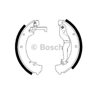 Колодки барабанные к-кт BOSCH 0 986 487 312 фото