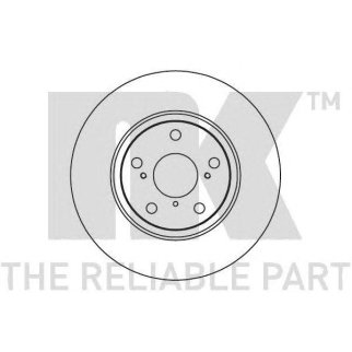 Диск тормозной передний вентилируемый NK 2045122 фото