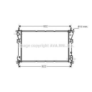 Радиатор основной AVA FD2320 фото