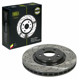 Диск торм. для а/м Mercedes A (W176) (12-)/CLA (C117) (13-) перед. d=320 (перф./окраш.) (DF 190419) фото