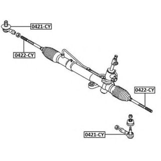 Тяга рулевая перед прав/лев фото