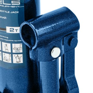 Домкрат бутылочный 2т гидравлический подъем (178-338мм) STELS фото 8