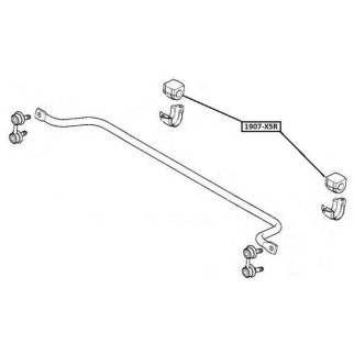 Втулка заднего стабилизатора ASVA 1907-X5R фото