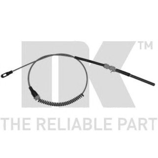 Трос стояночного тормоза задний левый-короткий / OPEL Ascona-C 83~86 фото