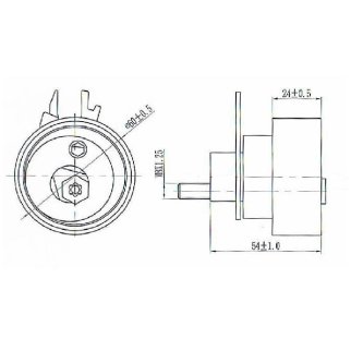 Ролик ГРМ TRIALLI CM 1813 фото 3