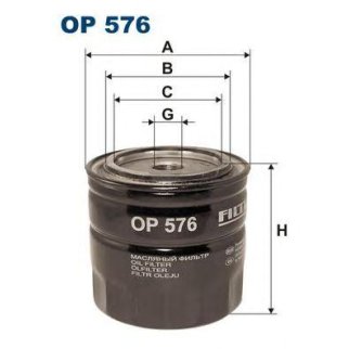 Фильтр масляный FILTRON OP 576 фото