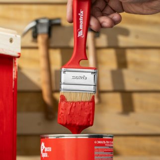 Кисть флейцевая ЭМАЛИ 50x12 мм MATRIX 83352 фото 6