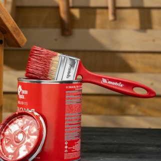 Кисть флейцевая ЭМАЛИ 50x12 мм MATRIX 83352 фото 1