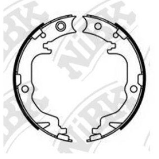 Колодки барабанные к-кт NiBK FN23001 фото
