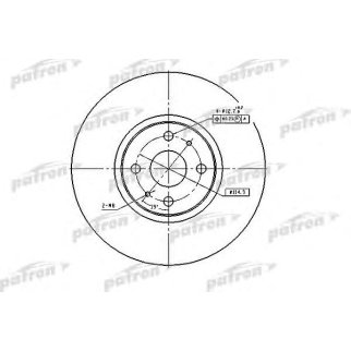 Диск тормозной PATRON PBD4158 фото