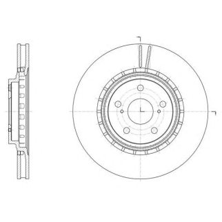 61540.10_диск тормозной передний! Lexus RX, Toyota RAV 4 2.0-3.5i/D-4D 08> фото