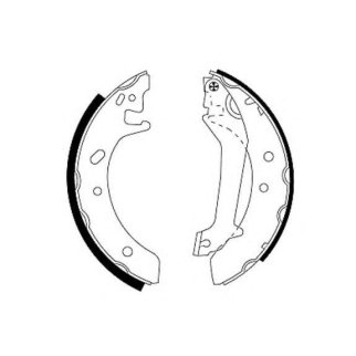 Колодки барабанные к-кт MINTEX MFR366 фото