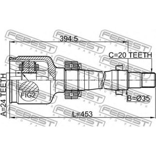 ШРУС внутренний FEBEST 0111-220RH фото