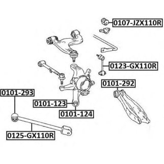 Сайлентблок ASVA 0101-293 фото