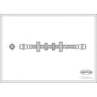 Шланг тормозной CORTECO 19020444 фото