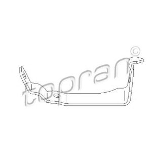 Стойка переднего стабилизатора левая topran 401496755 фото