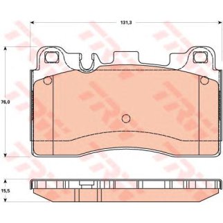 Колодки зад.MERCEDES W212, C218, C197 5.5, 6.3 AMG 09=> фото