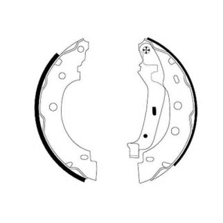 Колодки барабанные к-кт TEXTAR 91052800 фото