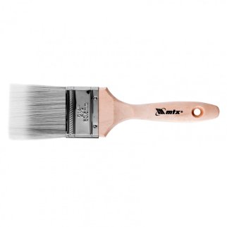 Кисть плоская Platinum 2.5&quot;, искусственная щетина, деревянная ручка / MTX фото