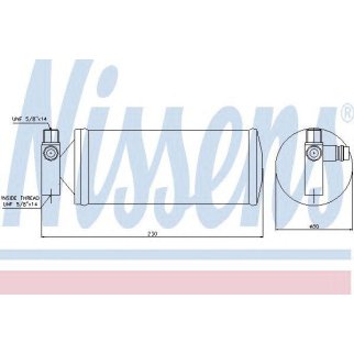 Осушитель системы кондиционирования Nissens 95257 фото