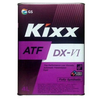 Масло трансмиссионное KIXX ATF DX-VI синт. 4л фото