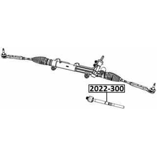 Тяга рулевая FEBEST 2022-300 фото 2