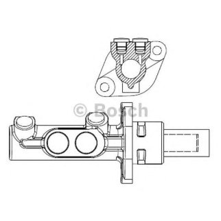 Цилиндр тормозной главный BOSCH F 026 003 943 фото