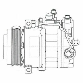 LCAC 1550_компрессор кондиционера! Mercedes-Benz W204/W212 фото 3