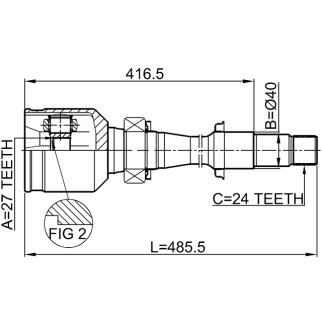ШРУС внутренний FEBEST 0111-MCV30RH фото 2 ШРУС внутренний FEBEST 0111-MCV30RH фото 2