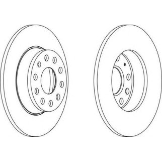 Диск тормозной задний FERODO DDF1895 фото