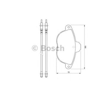 Колодки тормозные BOSCH _0 986 424 473 фото